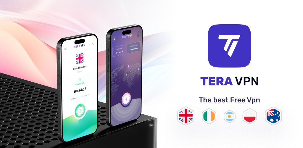 Tera VPN Android app interface preview